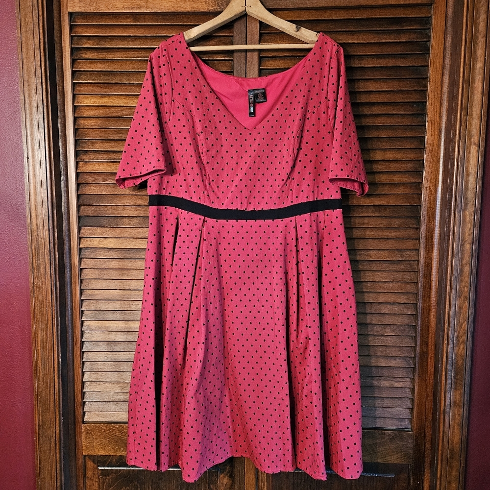 Retro Chic by Torrid Polka Dot Swing Dress 20
